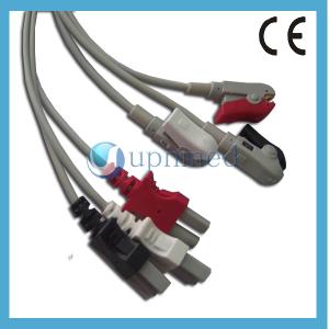 Wholesale Spacelabs 3 lead wires ECG Cable ,grabber/snap from china suppliers