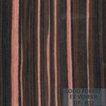 Engineered Wood Veneer Ebony Wood Veneer 0.15-0.55 mm Thickness