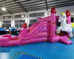 Outdoor Unicorn Inflatable Bouncer Slide Bounce House Combos