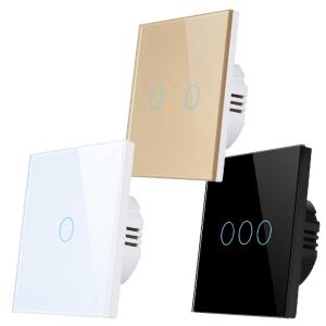Wholesale 230V Smart Light On Off Wifi RoHS 2.4GHz 3 Gang Wifi Light Switch from china suppliers