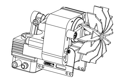 60W Nebulizer Compressor Motor 230V 50HZ Single Phase Induction Motor