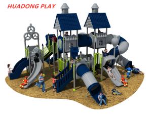 Wholesale Villa Series Plastic Kids Playground Equipment , Outdoor Play Slide For Childrens from china suppliers