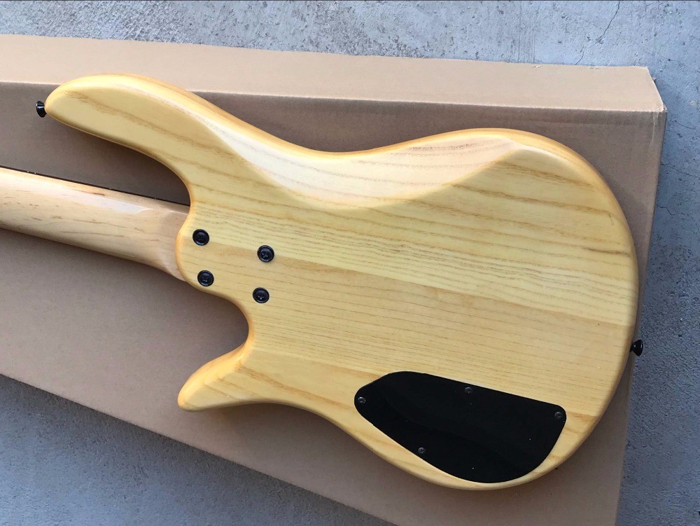 Flamed Maple Top Butterfly 4 string electric Bass
