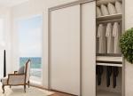 Small size Sliding Doors Wooden Wardrobe, Particle Wood Furniture 25mm Thickness