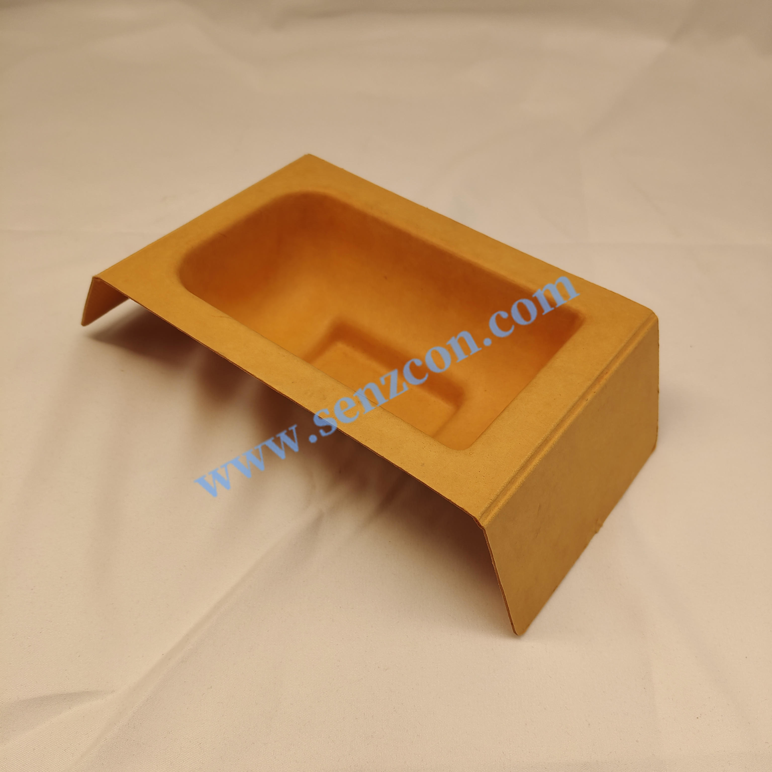This product is OEM produced by the manufacturer. It is an orange, food-grade, high-end base for food ingredients made of pulp molding, which is