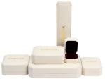 High End White Beautiful Jewelry Box , Recyclable Big Jewelry Gift Boxes
