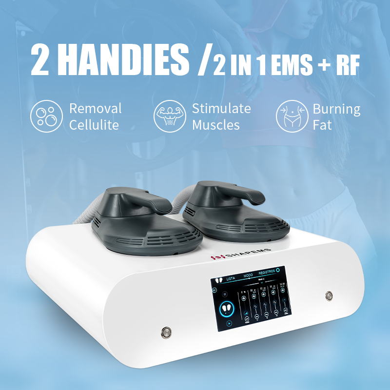 5000W Dual Handles Muscle Sculptinging Machine For Muscle Electromagnetic Stimulation