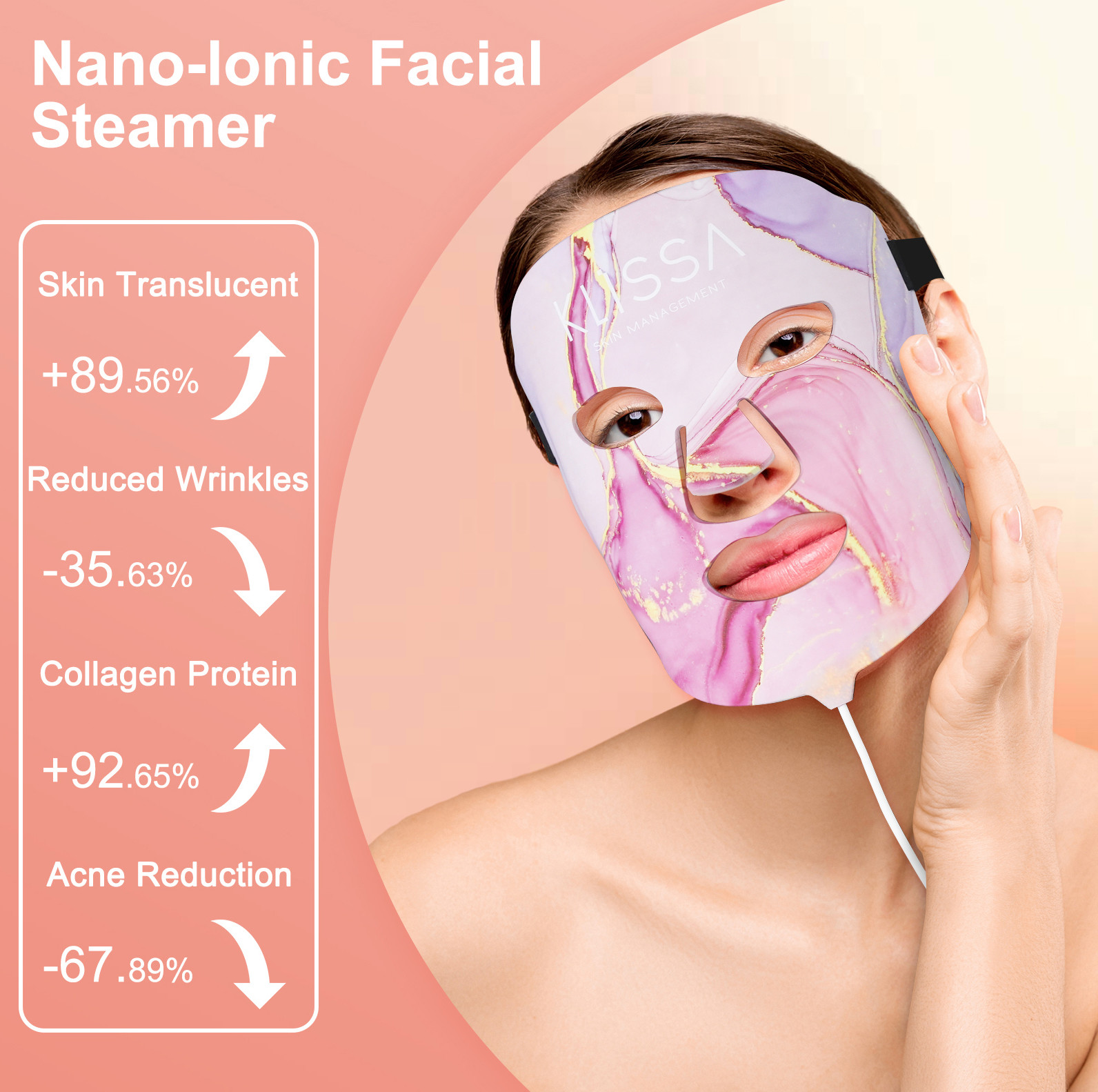 4Color LED Light Photon Therapy Near infrared Skin Whitening Silicon Led Mask