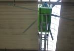 6m Scissor Lifts Mobile Aerial Platform , Mobile Lift Platform Green