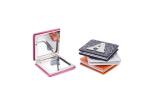 Metal ABS Cosmetic Pocket Mirror Silk Screen Printing Logo Souvenir Gift