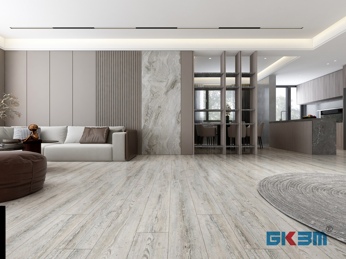 Cedar Artistic Misty Brown Grey Rigid PVC Flooring Plank Waterproof 6mm DP-W82131