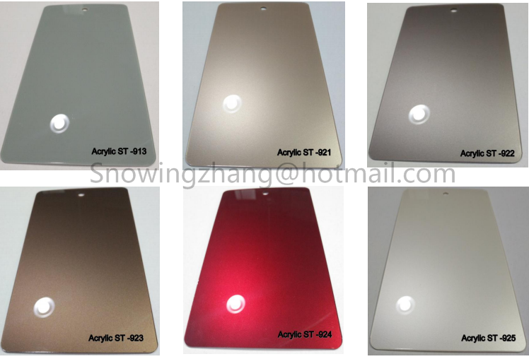 9mm high glossy acrylic board for shopping mall racks