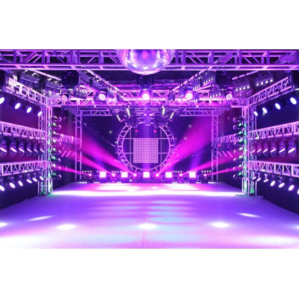 4pcs 12W Battery Powered Wireless LED Disco Light For Party Event