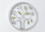 Flower Pots Home Oval Metal Tree Wall Decor
