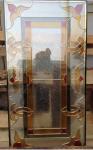Wonderful Stained Door Leaded Glass For Window Decorative Art Three Layers Glass