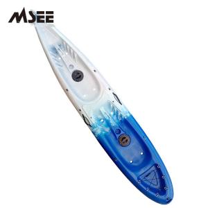 Wholesale Sun Resistance LLDPE Material Two Person Fishing Kayak Boat 390x75x37CM from china suppliers