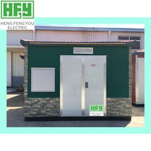Wholesale Box Type Prefabricated Power Distribution Substation EU EEU Standard Outdoor 630KVA from china suppliers