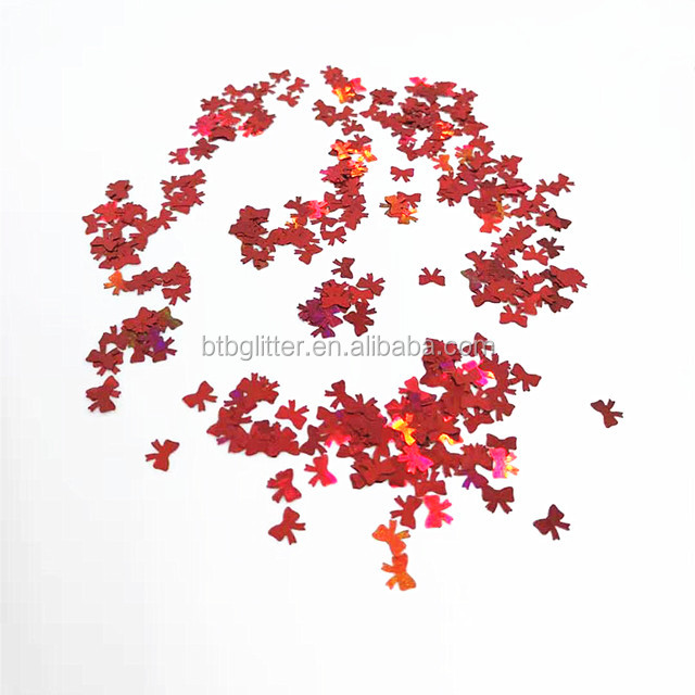 OEM/ODM Yes.We Provide OEM Sequins Bow Tie Shaped Glitter with Excellent Nail Art Effect