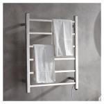 45-50W Bathroom Hardware Sets , Electric Wall Mounted Towel Warmer Rack