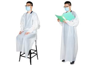 Wholesale Disposable with Sleeve Disposable Waterproof CPE Isolation Apron from china suppliers