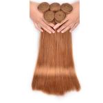 #30 Color Straight Brazilian Hair Raw Hair Material Can Be Curled 12" to 26"
