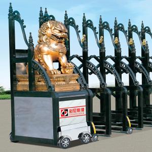 Wholesale Folding Aluminum Alloy Electric Retractable Fence Gate For Factory Entry from china suppliers