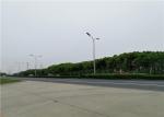 Double Arms Q345 Hot Dip Galvanized High Mast Steel Tubular Pole