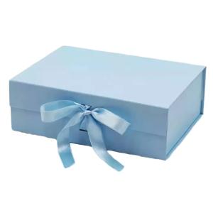 Wholesale Custom Logo Size Luxury Magnetic Flip Wig Cosmetic Packaging Box Gift Box With Ribbon Magnetic Closure from china suppliers