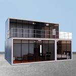BOX SPACE 20ft Flat Pack Container House Prefab Shipping Container House Luxury
