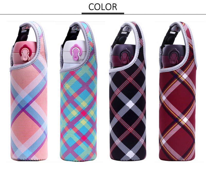 14cm Height Waterproof Reusable Neoprene Water Bottle Holder