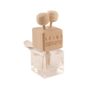 Wholesale Car Air Conditioning Vehicle Air Outlet Clamp Square Glass With Wooden Cap from china suppliers