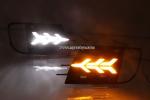 VW Tiguan Volkswagen DRL LED Daytime driving turn signal Fog Lights