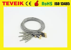 Wholesale EEG cable,DIN1.5 socket,1m,Gold plated copper, medical eeg cable from china suppliers