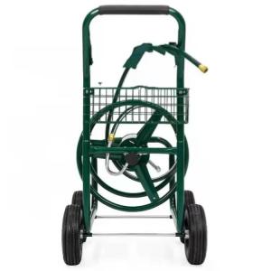 Wholesale Green Garden Planting Hose Reel Cart for Outdoor Yard Watering Solution from china suppliers