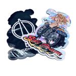 Plastic Special Shaped Bags Weed Mariguana Packaging Die Cut Mylar Bags