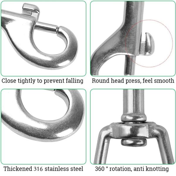 Heavy Duty Custom Made Scuba Dive Rite Medium Swivel Bolt Snap Hook for Heavy Industry