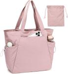 BTOOP TOTE BAG FOR WOMEN, FOLDABLE BEACH GYM BAGS, SIDE-CINCH LIGHTWEIGHT