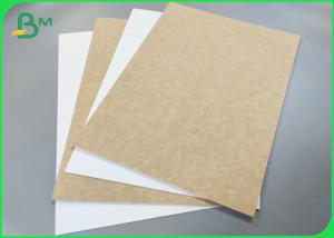 Wholesale High Strength Food Grade Paper 325g 365g White Coated Brown Kraft Board For Bread Box from china suppliers