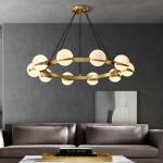 Modern living Room Copper Chandelier Lamp Luxury Bedroom Chandelier Lighting(WH