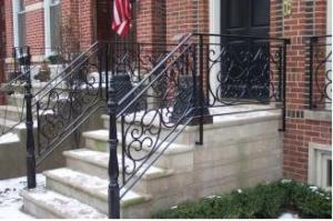 Wholesale Powder Coating Decorative Welding Wrought Iron Handrails For Outdoor Steps Steel House from china suppliers