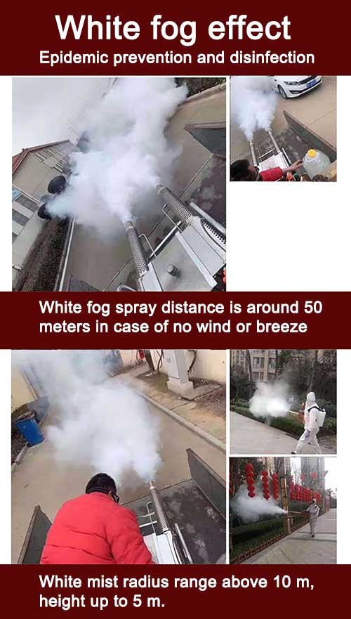 Push Button 14L UV Disinfection Sanitation Thermal Fogger