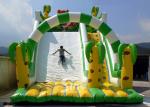 6 Mts High Kids Outdoor Inflatable Jungle Slide Made Of 0.55mm Pvc Tarpaulin