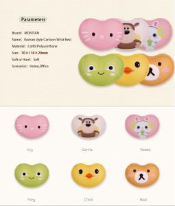 Wholesale fadeless Mouse Pad Wrist Rest , Heart Shape Gel Mouse Wrist Support from china suppliers
