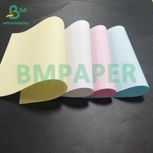 Wholesale 60gsm Yellow Green pink Carbonless copy paper CB CFB CF Rolls packing from china suppliers