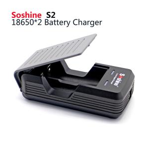 Wholesale Soshine 18650 Li-ion Battery Charger for 2pcs 18650 batteries, 2-slot 18650 battery charge from china suppliers