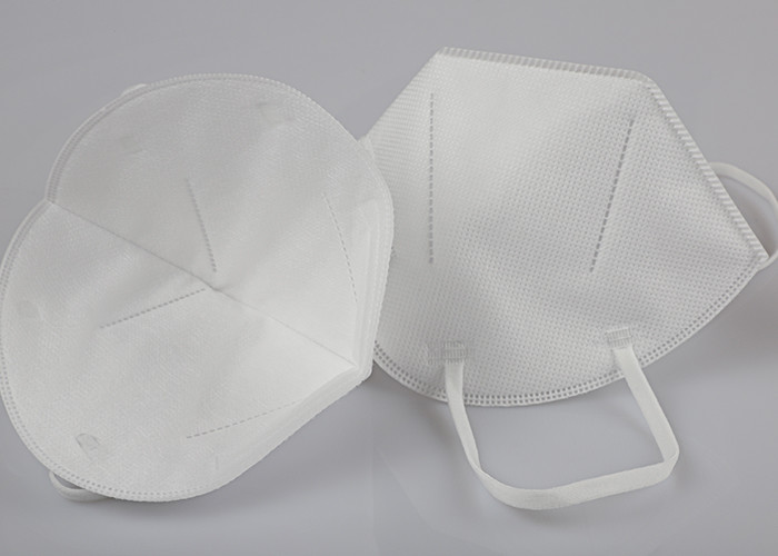 Non Toxic Folding FFP2 Mask Environment Friendly With Soft Nose Cushion