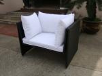 3pcs patio wicker sofa furniture