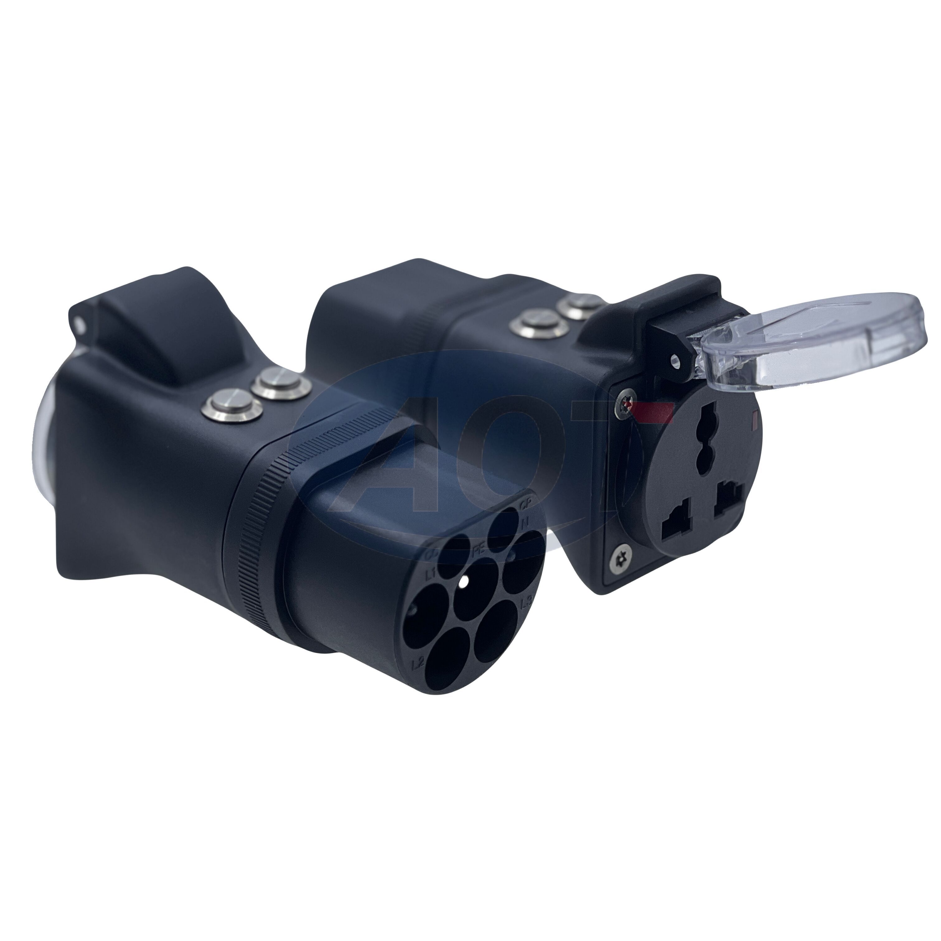 12V/24V Multifunction EUR Standard Switch Discharge V2L Type 2 Male to Schuko Plug for Green Vehicle Purpose Replace/Repair