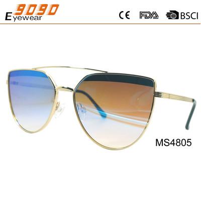 New arrival and hot sale of metal sunglasses, UV 400 Protection Lens,suitable