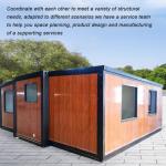 Container Extension House Luxury Container Mobile Home 3 Rooms 1 Living Room